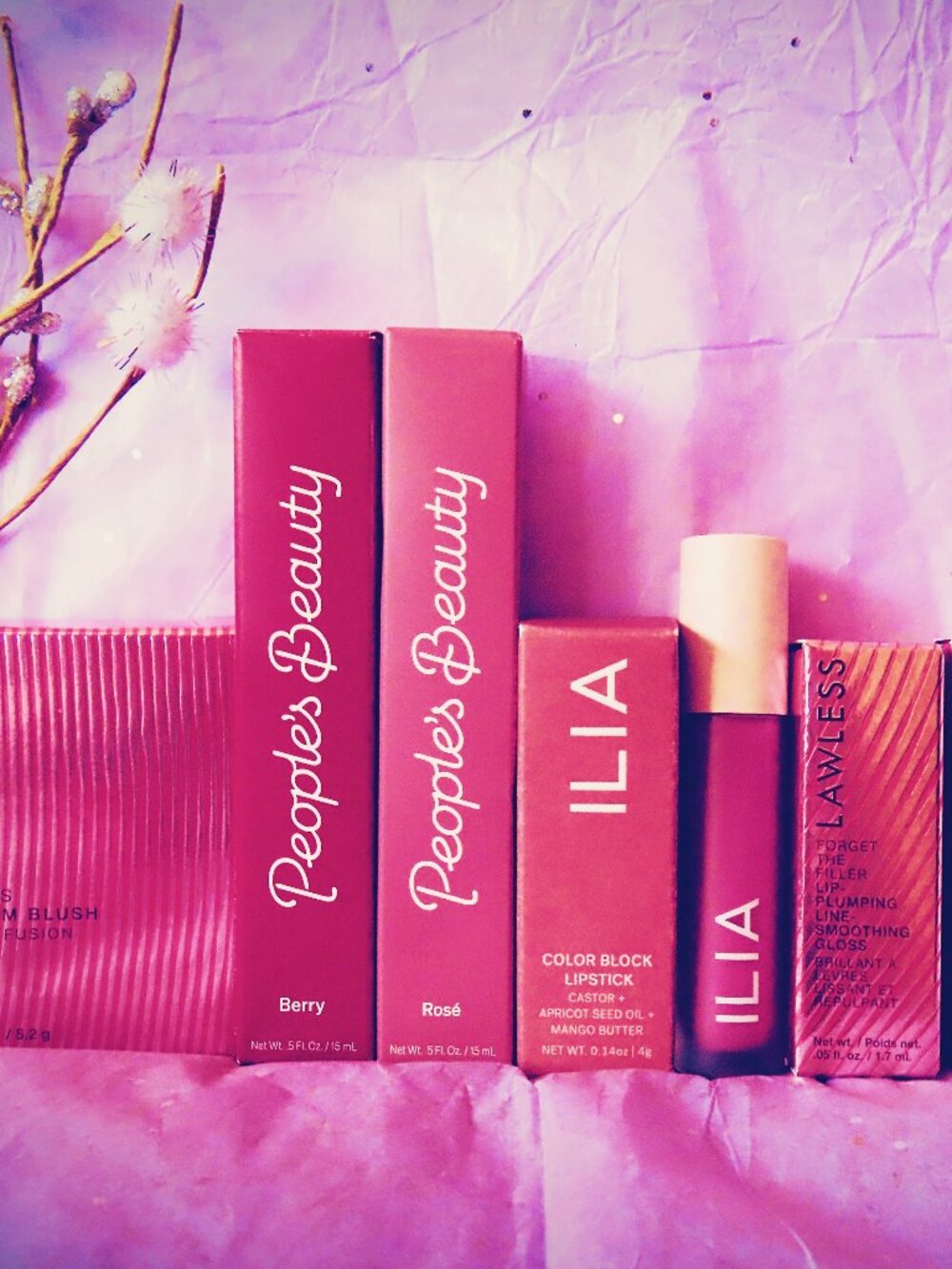 Clean Girl Berry Mauve Makeup Set | Lippies + Blush + 🍇🍓FREE GIFT!🍓🍇